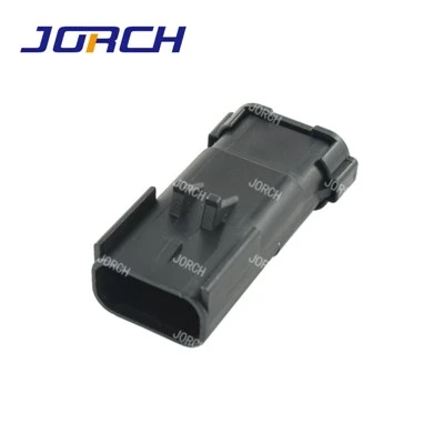 XF 54200312 Aptiv Automotive savienotāji 3 kontaktu MORPULS MELNS 2,8 MM savienotāji DJ7036B-2.8-11